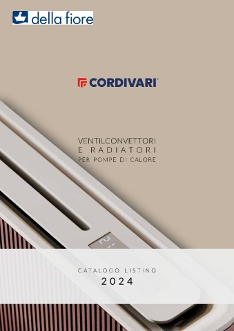 CORDIVARI - Listino Ventilconvettori e Radiatori